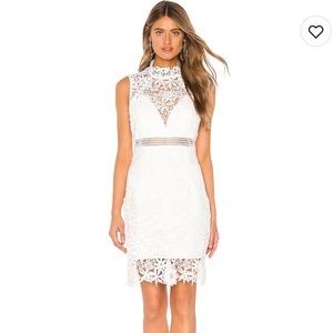 Bardot Lace Midi Dress